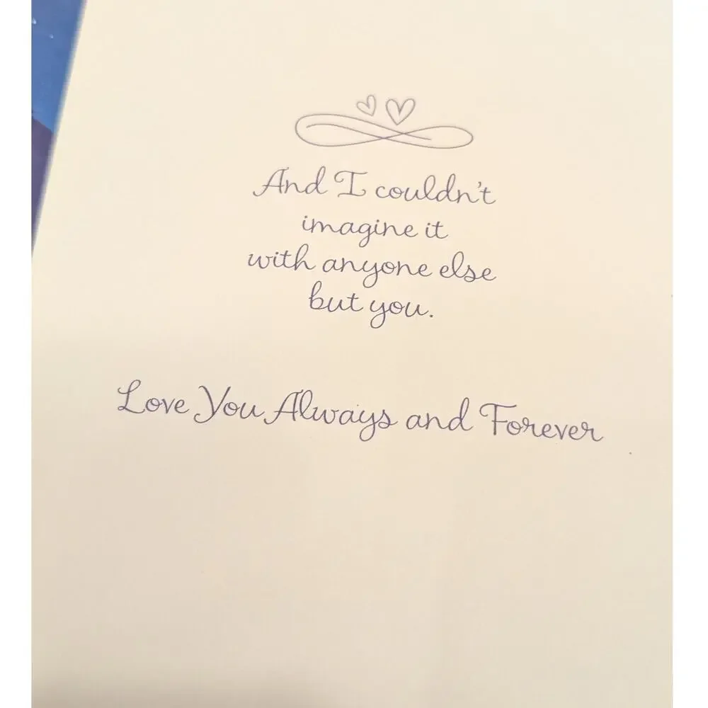 New Beauty and the Beast Anniversary/Valentine Card Disney Princess